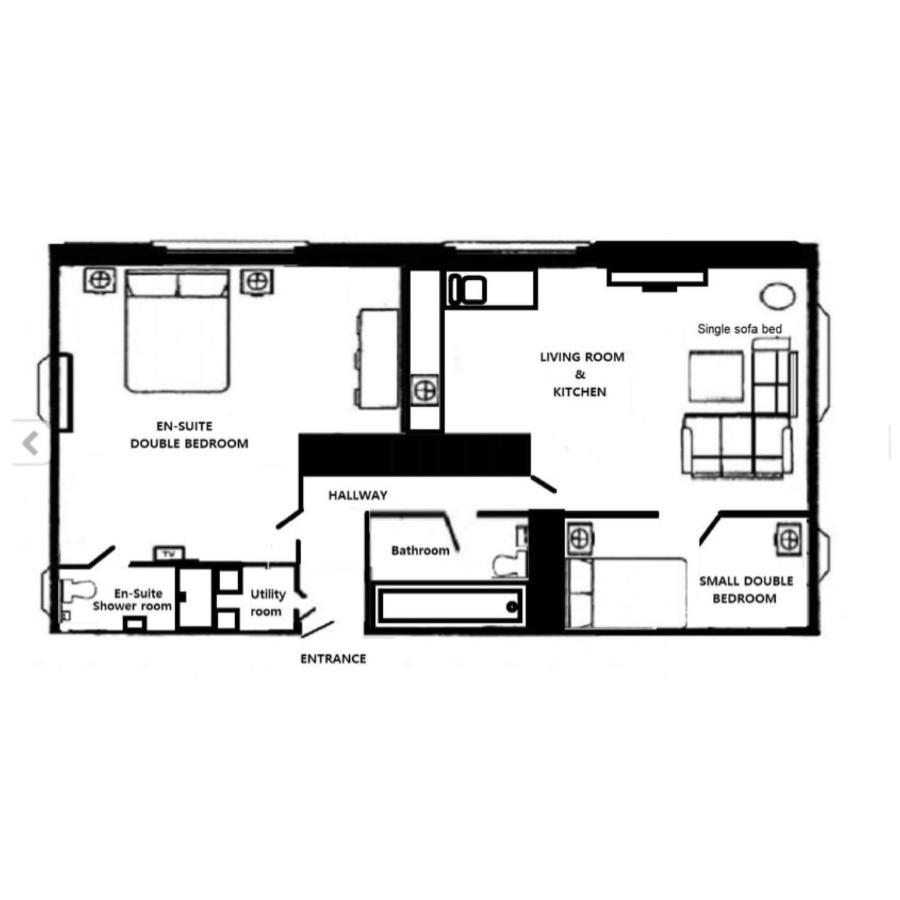 Glasgow City Centre Apartment Kültér fotó